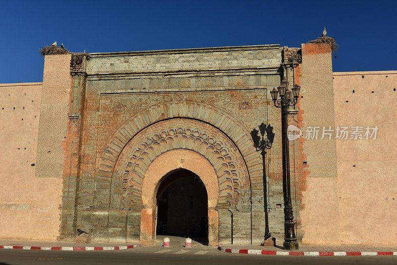 Bab Agnaou，马拉喀什，摩洛哥，非洲。